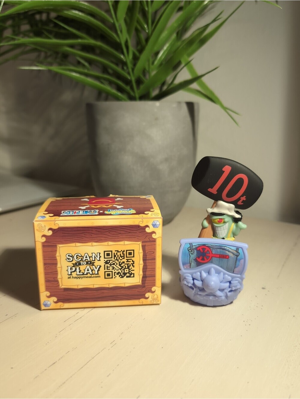 New McDonald's plankton and usopp SpongeBob one piece toy